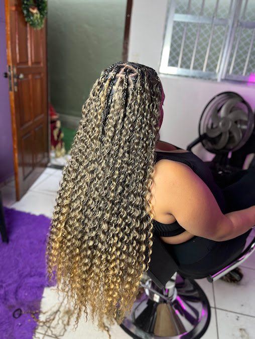 Medusa Box Braids: cabelo em Parque Sao Vicente, São Vicente (foto 2)