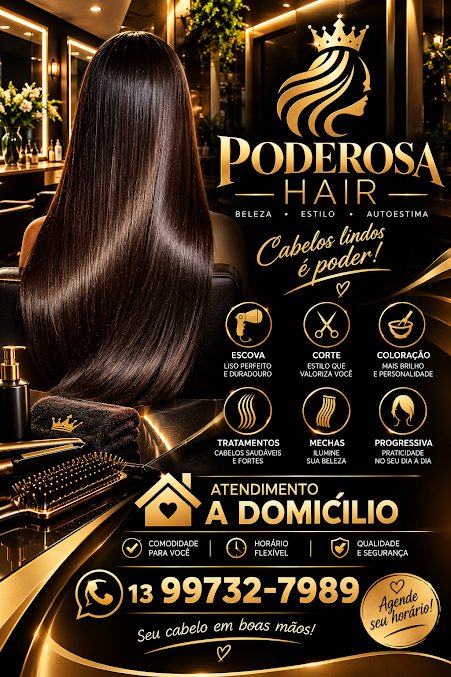 Poderosa Hair: cabelo em Sá Catarina de Moraes, São Vicente (foto 3)