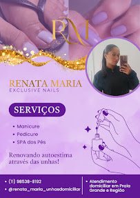 manicure e pedicure domiciliar: unhas em Vila Tupi, Praia Grande