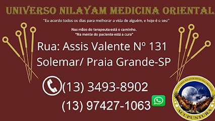 Universo Nilayam Medicina Oriental: salão de beleza em Solemar, Praia Grande