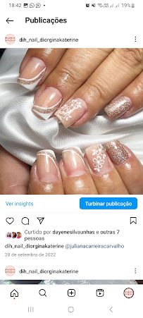 Dih_ nails Diórgina katerine: unhas em Anhanguera, Praia Grande