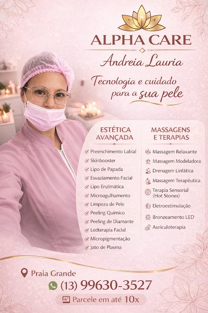 Alpha care Auriculoterapia/ Massoterapia/Procedimento estético: estética em Cidade Ocian, Praia Grande