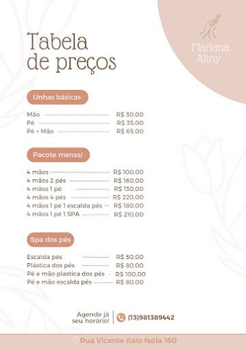 Mariana Aliny Nails: unhas em Cidade Ocian, Praia Grande (foto 3)