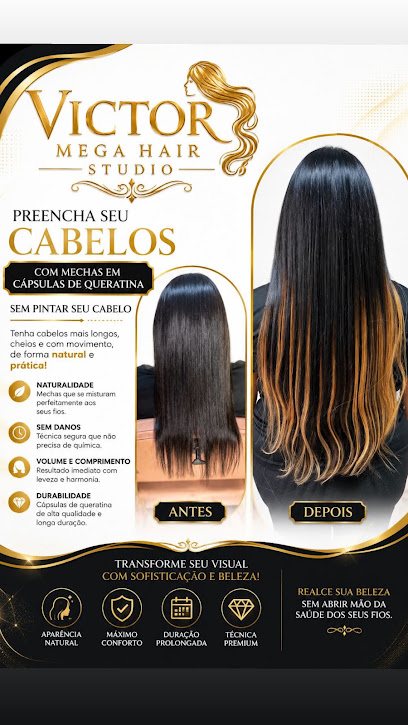 Victor mega hair Studio: cabelo em Jardim Irmã Dolores, São Vicente