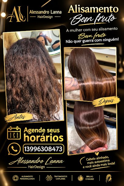 Alessandro Lanna HairDesign: cabelo em Parque das Bandeiras, São Vicente