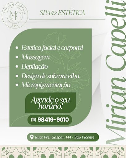 Estética Mirian Capelli: estética em Centro, São Vicente
