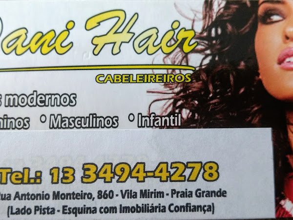 Dani Hair Cabelereiros: cabelo em Nova Mirim, Praia Grande